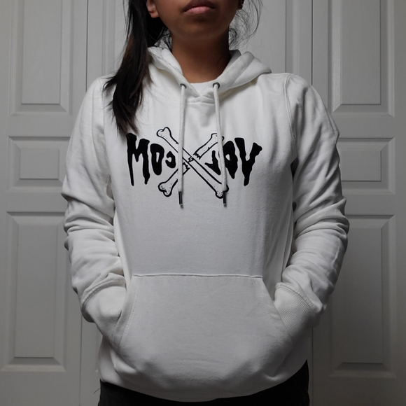 White Volcom Hoodie - Picture 1 of 5